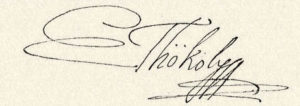La firma autografa di Emmerich 